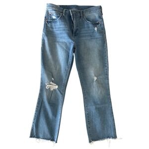 Gap Women's Kick Fit High Rise Distressed Jean size 31/12 Tall